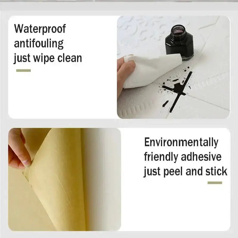 3D Waterproof Wall Stickers (35×35cm) (available in 4Pcs and 12Pcs) – view 6