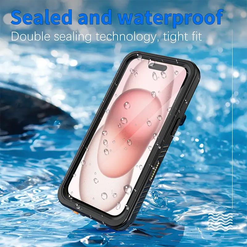 salelink.co.nz Unbranded iPhone 16 Waterproof Case iPhone 16 Waterproof Case | Action Outdoors NZ
