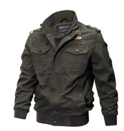 Tactical Flight Army Jacket - Military Bomber Jacket with Cotton Construction | Plus Size Available – view 29