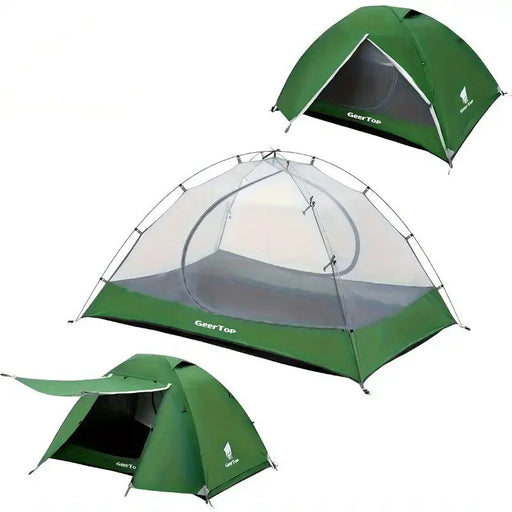 Ultralight 2-Person Waterproof Camping Tent - Double Layer Backpacking Tent with Vestibules – view 1