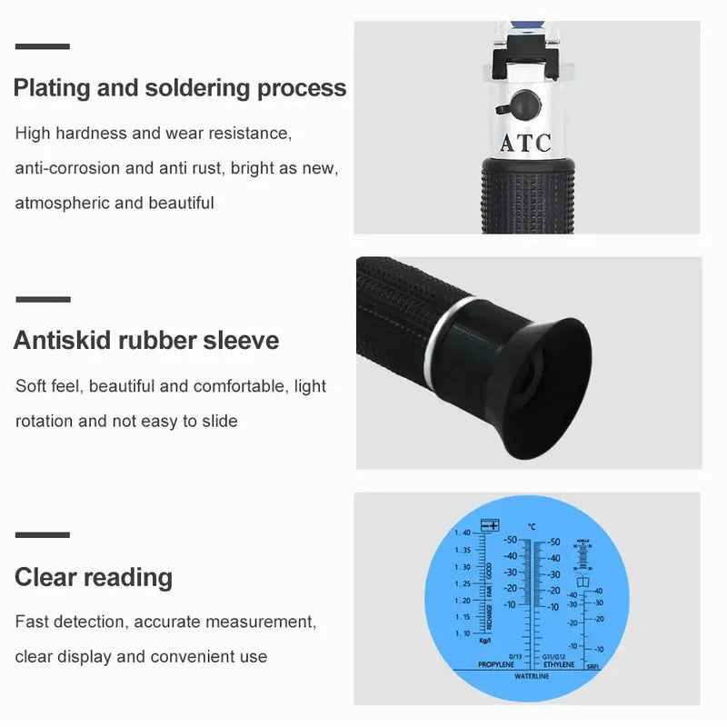 4-in-1 ATC Refractometer – Antifreeze, Coolant, AdBlue & Battery Fluid Tester – view 5