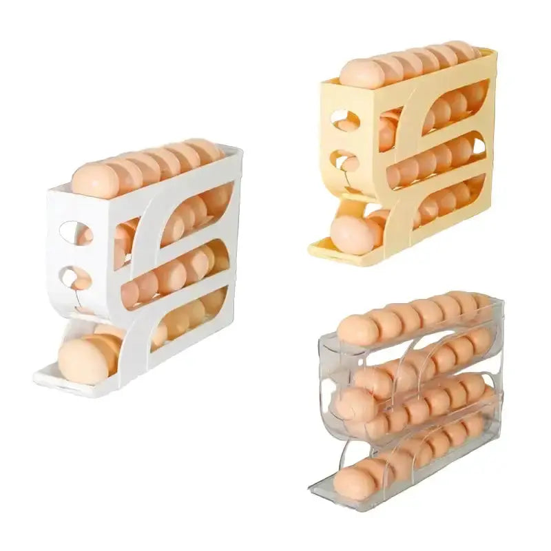 Habicare SS 4-Layer Automatic Rolling Egg Holder 4-Layer Automatic Rolling Egg Holder