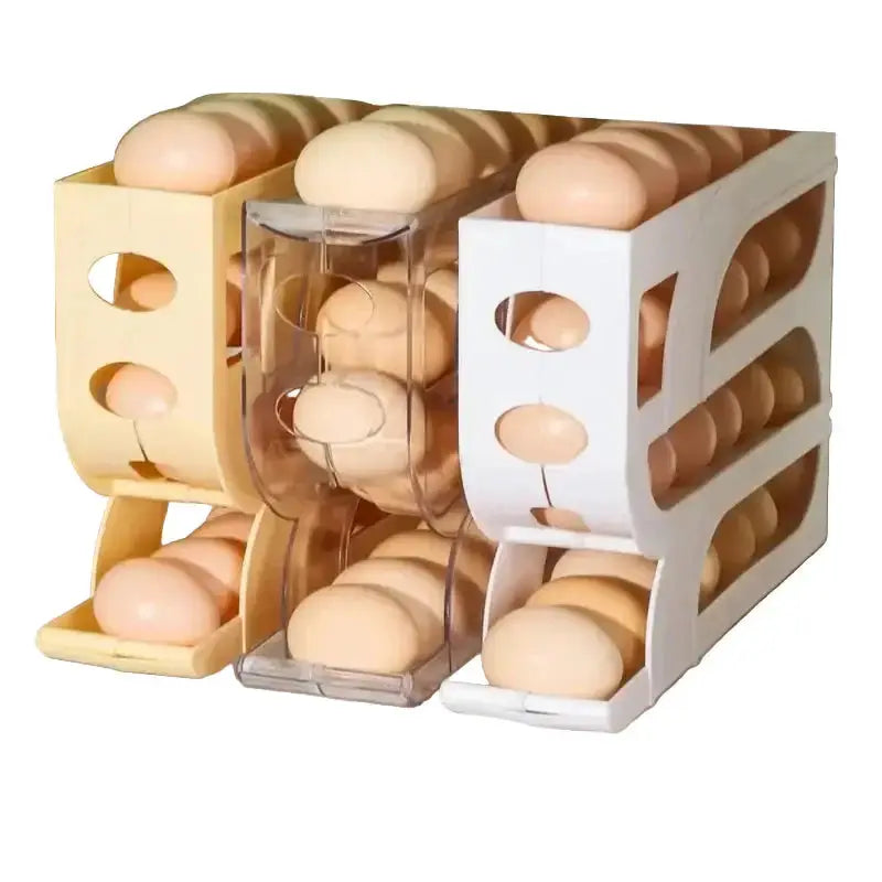 Habicare SS 4-Layer Automatic Rolling Egg Holder 4-Layer Automatic Rolling Egg Holder