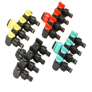 4-Way Garden Water Splitter with European Standard Threads – view 3