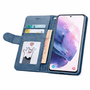 Samsung Galaxy S21 Flip Wallet Case Cowhide Dot Pattern – view 9