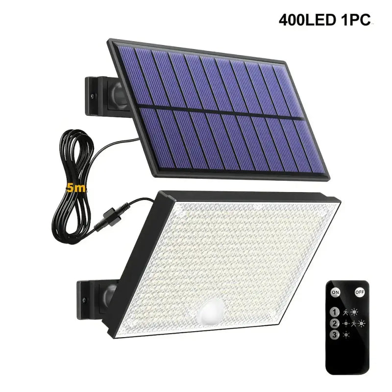 Habicare SS 400 LED Solar Motion Sensor Outdoor Security Light 400 LED Solar Motion Sensor Outdoor Security Light