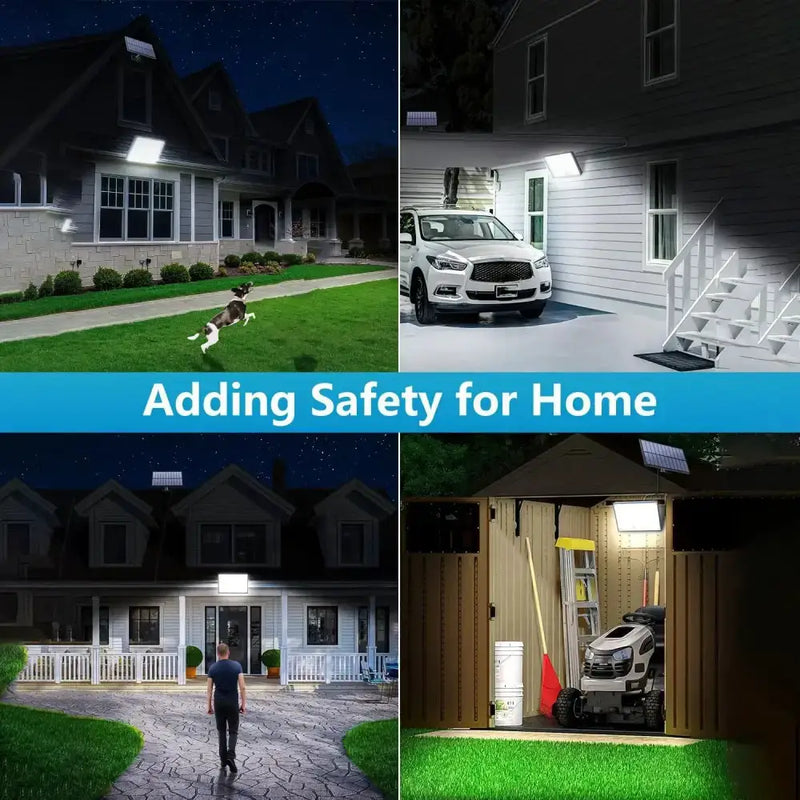 Habicare SS 400 LED Solar Motion Sensor Outdoor Security Light 400 LED Solar Motion Sensor Outdoor Security Light