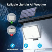 Habicare SS 400 LED Solar Motion Sensor Outdoor Security Light 400 LED Solar Motion Sensor Outdoor Security Light