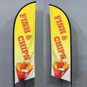 dealonline.co.nz dealonline.co.nz Fish & Chips Double sided print Flag Fish & Chips Double sided print Flag