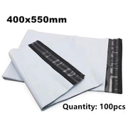 100 X 400*550mm Strong Poly Courier Mailing Bags – view 1