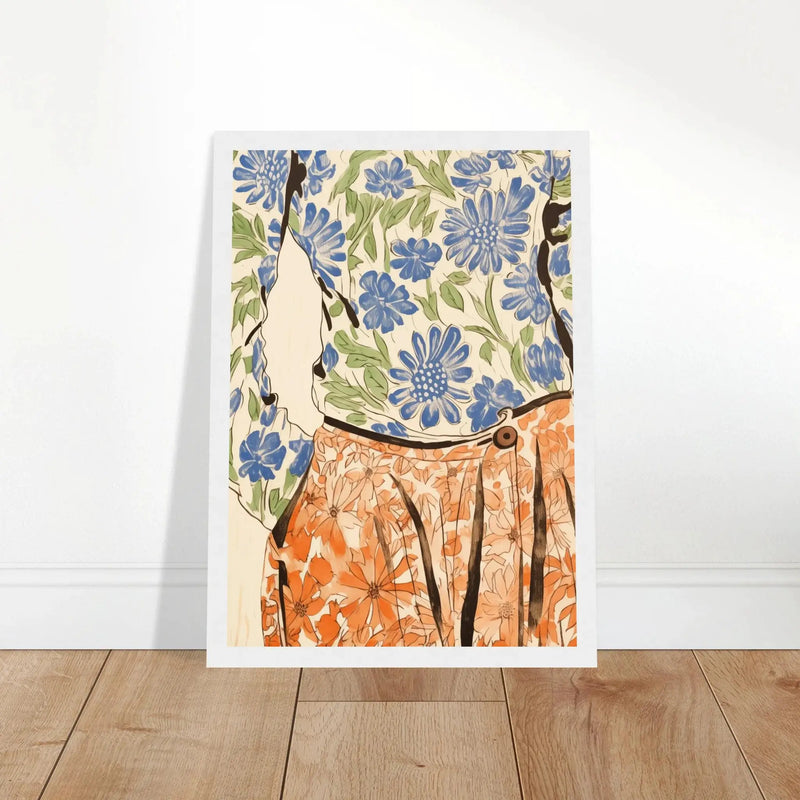 Blank Wall Print Shop Print Material Fashion Floral #4 Fashion Floral #4