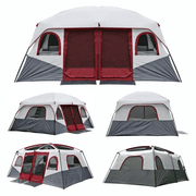 Camping Tent 420x305x210cm - Blue/Grey/White – view 6