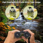 40x22 HD Binoculars – Long Range Mini Telescope with BAK4 Optics – view 3