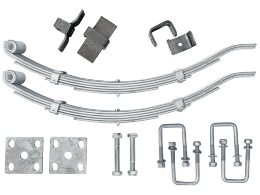 Trojan Multi Leaf Spring Kit Short Series 50mm 1250kg DACROMET Coated For Single Axle Trailers – view 1