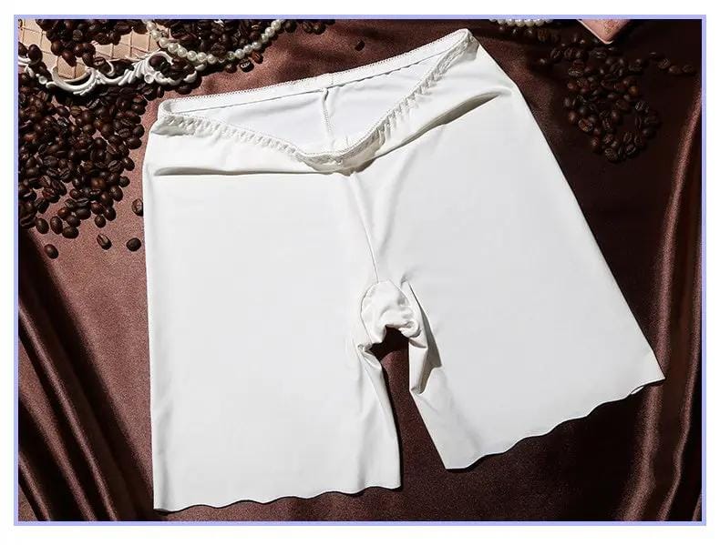 XL Summer Safety Pants Silky Seamless Stretchy Underpants Solid Color – view 5