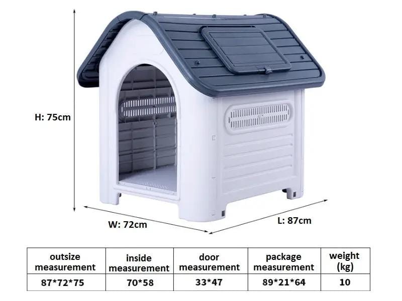 dealonline.co.nz dealonlinenz Large Dog House with Window- Dark Green Large Dog House with Window- Dark Green