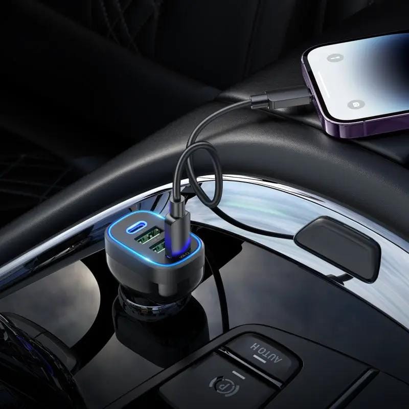 4 Port 2C2A Car Phone Fast Charger For Android iPhone – view 9