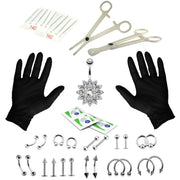 salelink.co.nz Unbranded 41Pcs Body Piercing Tools Set 41Pcs Body Piercing Tools Set | Action Outdoors NZ
