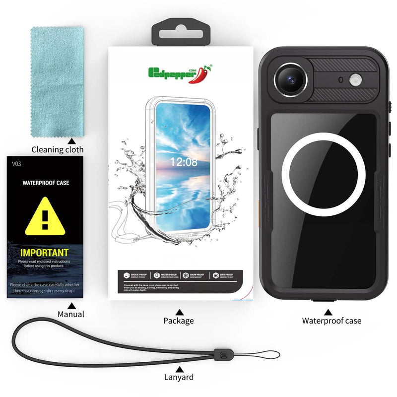 iPhone 17 Air Waterproof Case Magsafe Waterproof Shockproof Rugged – view 8
