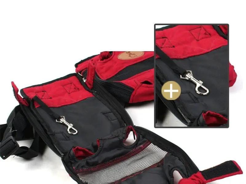 dealonline.co.nz dealonlinenz Pet/Puppy Travel Carry Bag, Red, L Red Pet Travel Carrier Backpack for Small Dogs Up To 5.5kg