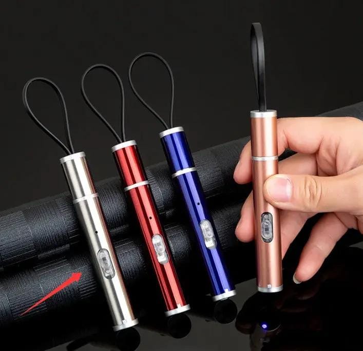 USB Direct-Charge Stainless Steel Mini Charging Flashlight - USB Direct-Charge Stainless Steel Mini Charging – view 5