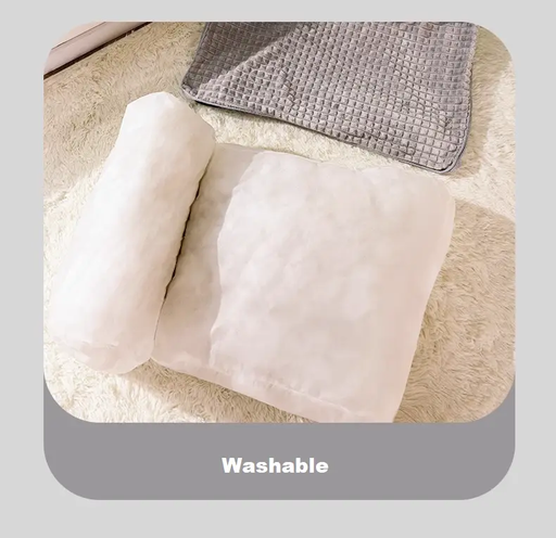 120cm Dog Bed Pet Mattress Warm Thick Washable XL - Grey – view 2