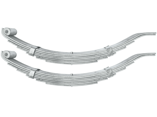Trojan 7 Leaf Low Slipper Spring 1750kg Pair For Heavy-Duty Trailers 50mm Wide Durable – view 1
