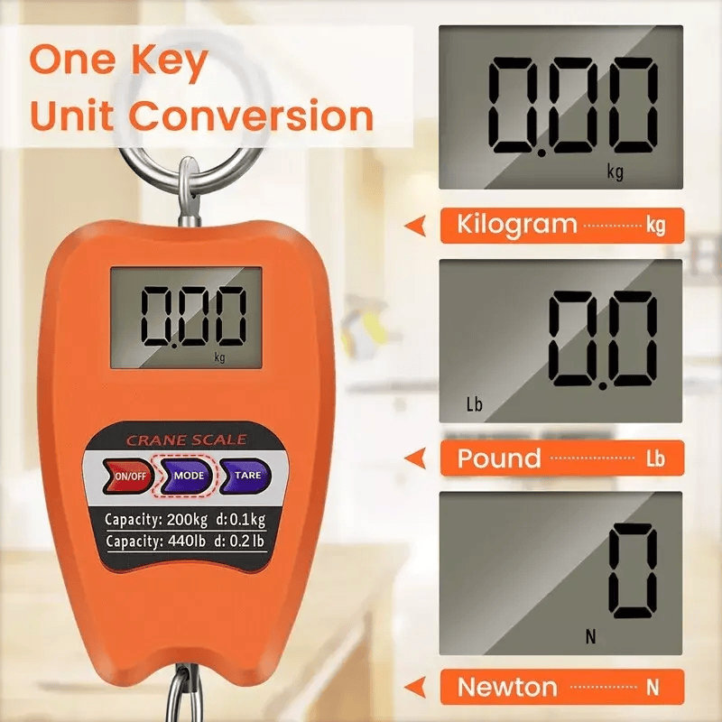 Crane Scale Weighing Digital Industrial Hanging Scale 200Kg – view 3