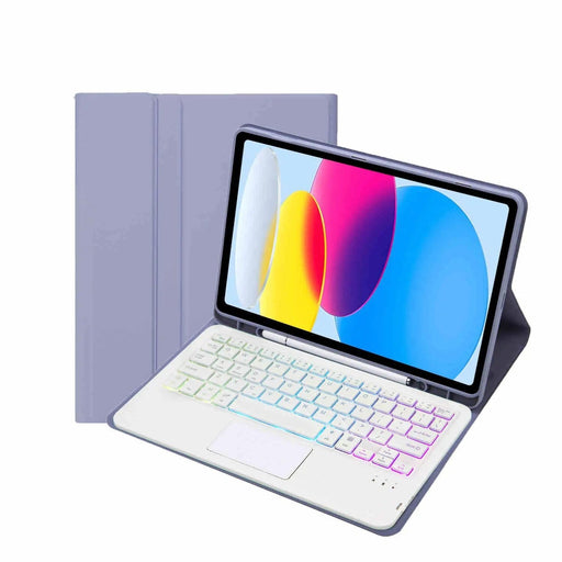 iPad 10.9" Case (10th Gen 2022), iPad 11 (A16 2025) with Keyboard Touchpad Backlight – view 1