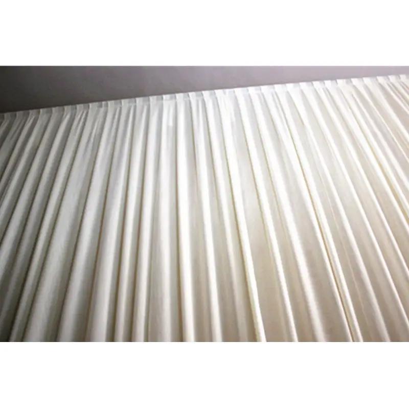 3x3M White Curtain Backdrop Wedding Decorations Background – view 4