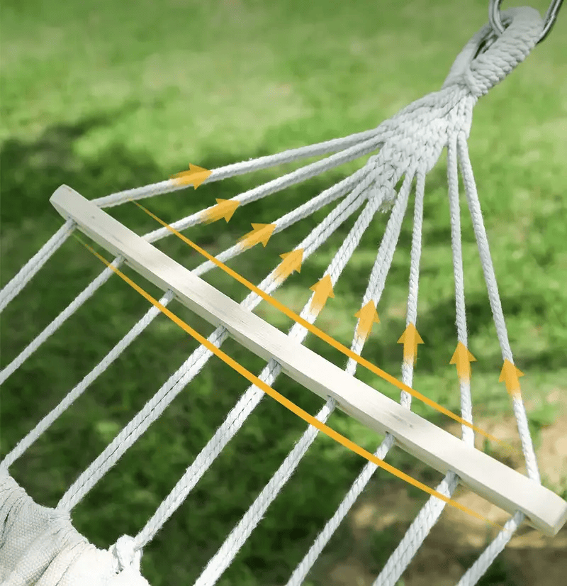 ECOTREK Hammock Ecotrek Single Reinforced Anti-Tip Hammock THTF5016 Ecotrek Single Reinforced Anti-Tip Hammock THTF5016