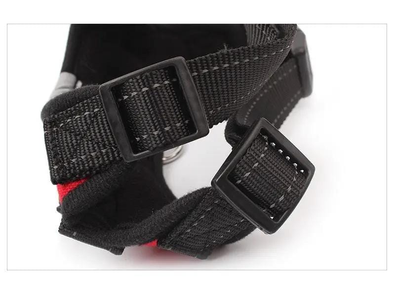 Dog Harness Set Pet Adjustable Chest Strap Walking Collar Vest – view 5