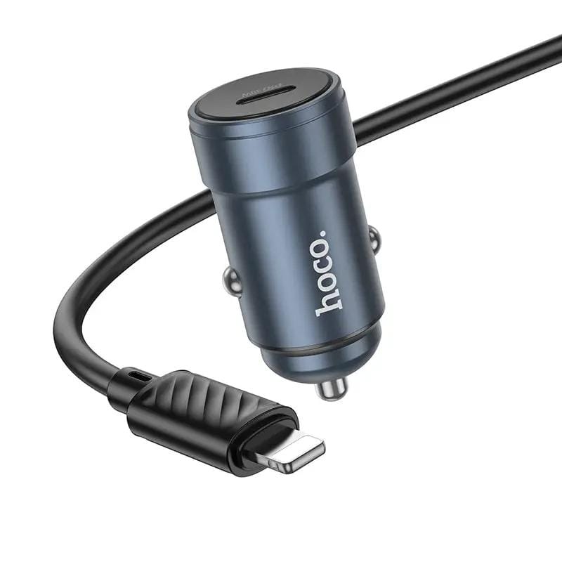 Hoco Fast Charging 30W C to iP Car Charger – view 1