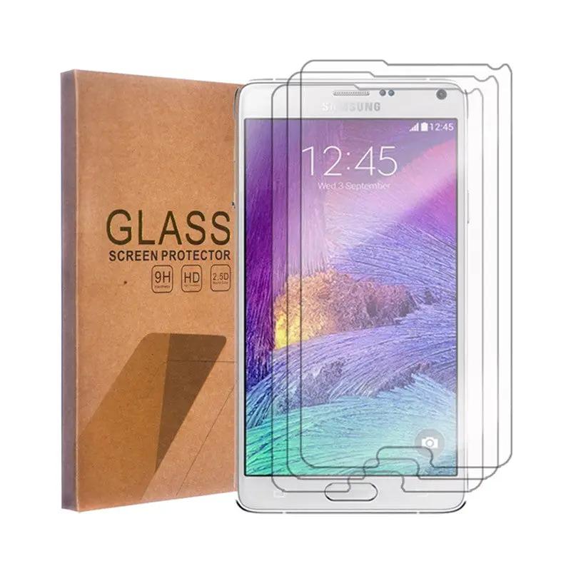 3x Samsung Note 4 Tempered Glass Screen protector – view 1