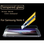 3x Samsung Note 4 Tempered Glass Screen protector – view 2