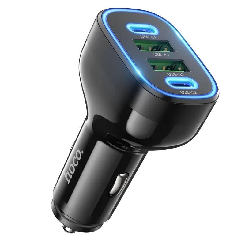 4 Port 2C2A Car Phone Fast Charger For Android iPhone – view 1