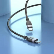 Hoco Type C to C Cable Fast Charging Cable Black – view 3