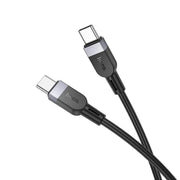Hoco Type C to C Cable Fast Charging Cable Black – view 6