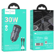 Hoco Fast Charging 30W C to iP Car Charger – view 4