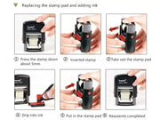 Self-Inking 1-Line Trodat 4822 Text 'COPY' 'FAXED' Stamp - 26X4MM – view 3
