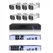 8CH POE Home Night Vision Security Camera System – view 1