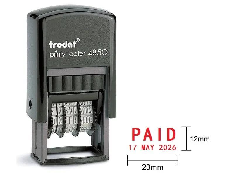 dealonline.co.nz dealonline.co.nz "PAID" Self-inking Date Stamp Dates Stamp "PAID" Self-inking Date Stamp Dates Stamp