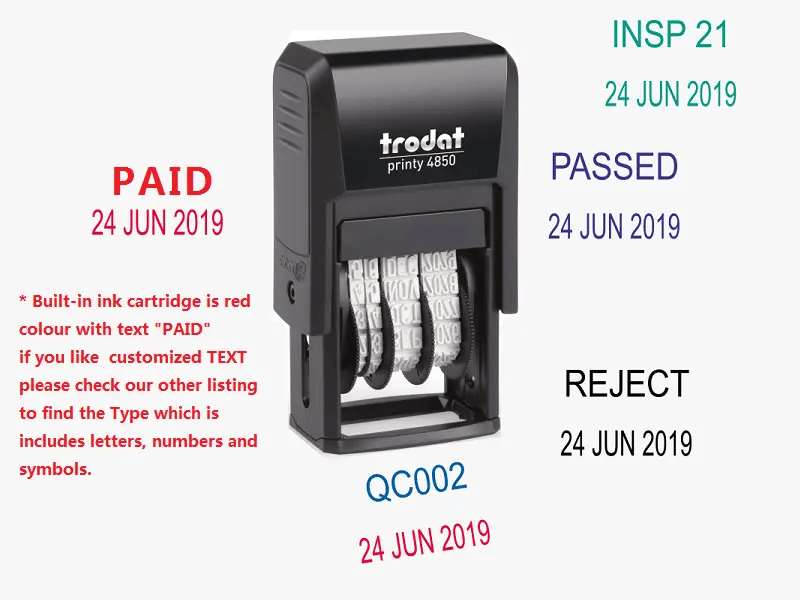 dealonline.co.nz dealonline.co.nz "PAID" Self-inking Date Stamp Dates Stamp "PAID" Self-inking Date Stamp Dates Stamp