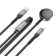 salelink.co.nz Unbranded 2IN1 Wireless Charging Cable 2 In 1 Wireless Charger Cable For Apple Watch iPhone