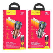 Hoco Car Charger 2xUSB Port Car Charger 36W – view 6