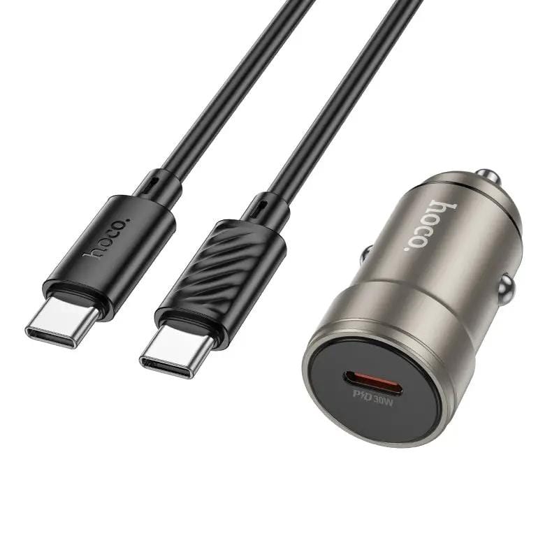 Hoco Fast Charging 30W C to C Car Charger – view 1