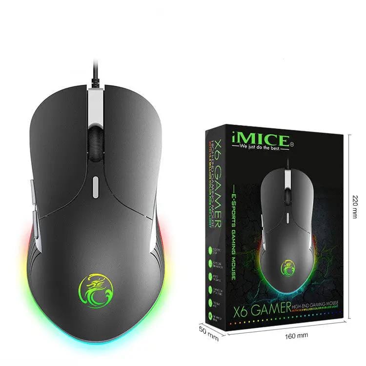 IMICE X6 Wired RGB Gaming Mouse — 6-Button Precision Control | PC Gaming – view 5