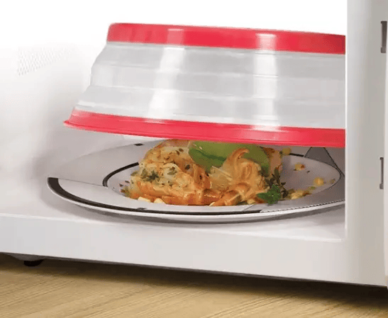China Dropship Cover Collapsible High Temperature Microwave Splash Cover for Mess Free Cooking Foldable Microwave Splash Cover for Mess Free Cooking