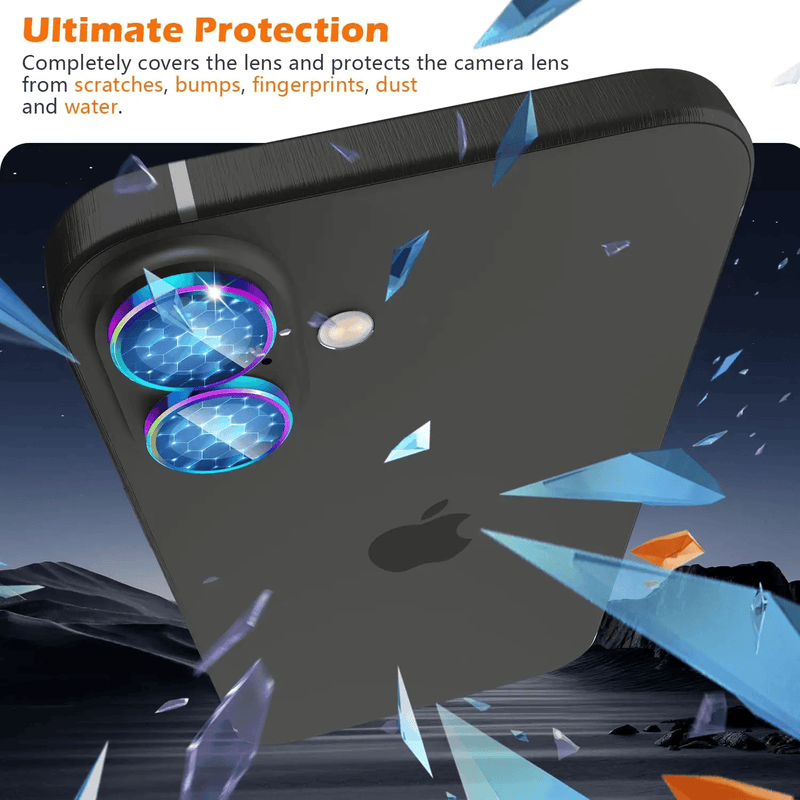 For iPhone 16 Camera Lens Tempered Glass Protector – view 2