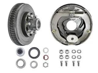 2000kg Drum Braked Hub Kit - 12" Electric - 6x5-1/2x1/2 - Lh